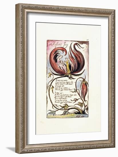 Infant Joy, 1789-William Blake-Framed Giclee Print