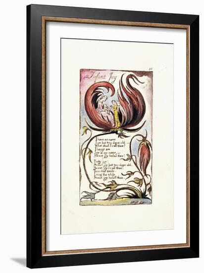 Infant Joy, 1789-William Blake-Framed Giclee Print