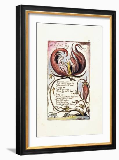 Infant Joy, 1789-William Blake-Framed Giclee Print