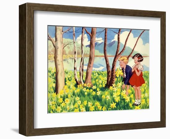 Infant School Illustrations, UK-null-Framed Giclee Print