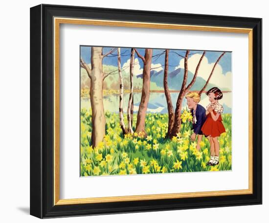 Infant School Illustrations, UK-null-Framed Giclee Print