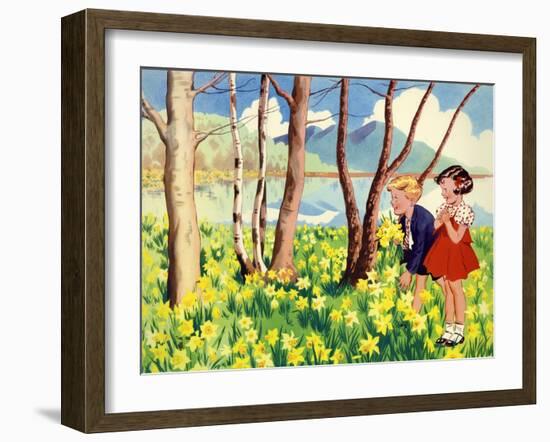 Infant School Illustrations, UK-null-Framed Giclee Print