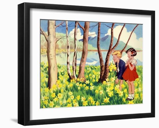 Infant School Illustrations, UK-null-Framed Giclee Print