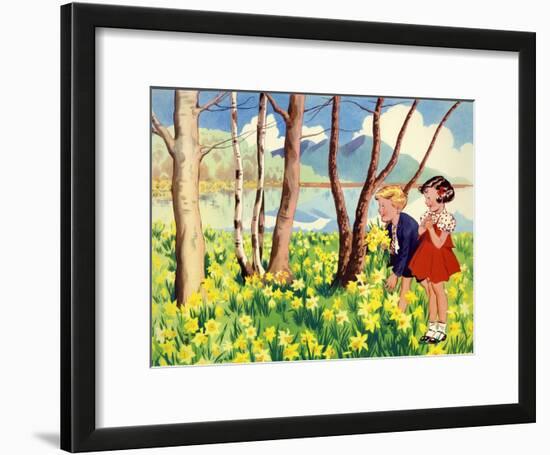 Infant School Illustrations, UK-null-Framed Giclee Print