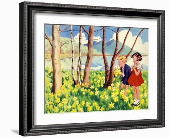 Infant School Illustrations, UK-null-Framed Giclee Print