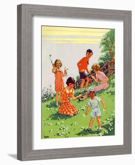 Infant School Illustrations, UK-null-Framed Giclee Print