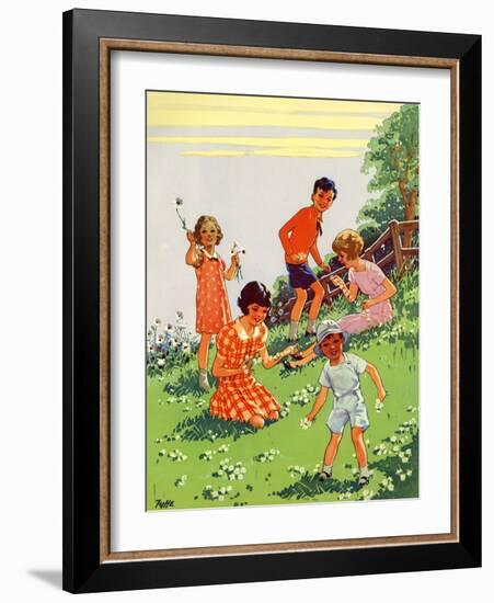 Infant School Illustrations, UK-null-Framed Giclee Print