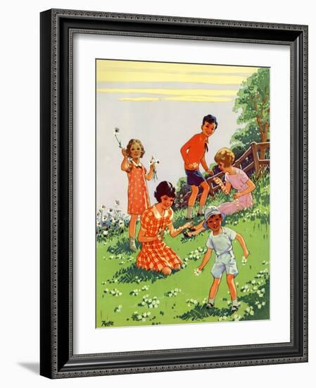 Infant School Illustrations, UK-null-Framed Giclee Print