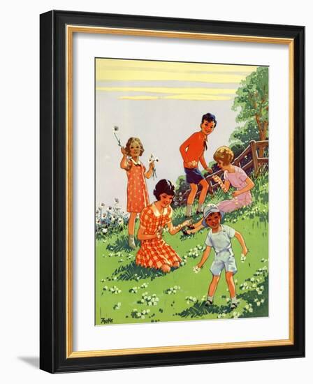 Infant School Illustrations, UK-null-Framed Giclee Print