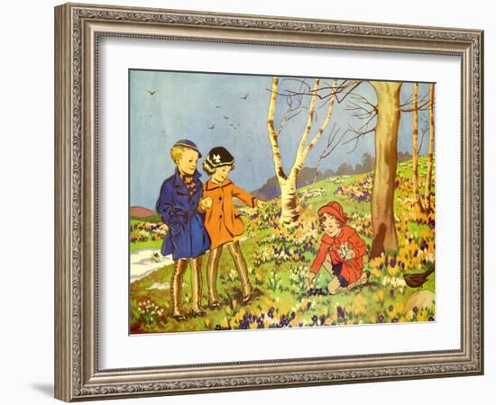 Infant School Illustrations, UK-null-Framed Giclee Print