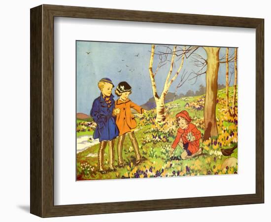 Infant School Illustrations, UK-null-Framed Giclee Print