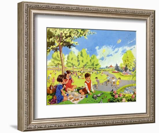 Infant School Illustrations, UK-null-Framed Giclee Print