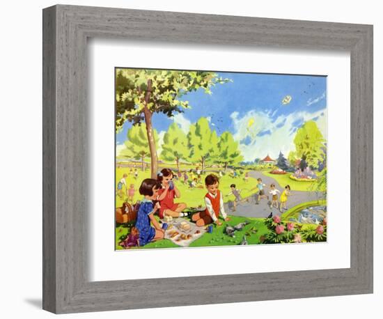 Infant School Illustrations, UK-null-Framed Giclee Print