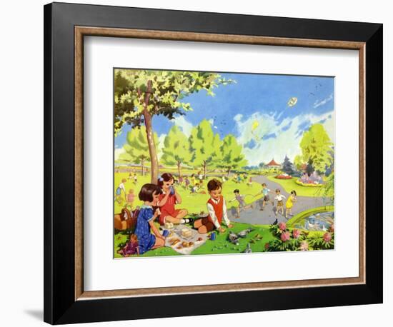 Infant School Illustrations, UK-null-Framed Giclee Print