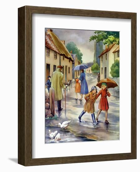 Infant School Illustrations, UK-null-Framed Giclee Print