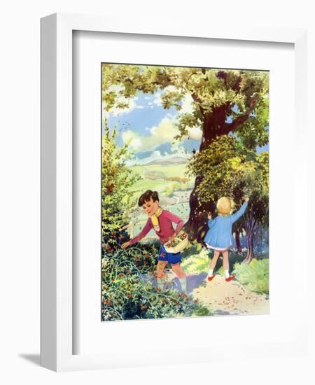 Infant School Illustrations, UK-null-Framed Giclee Print