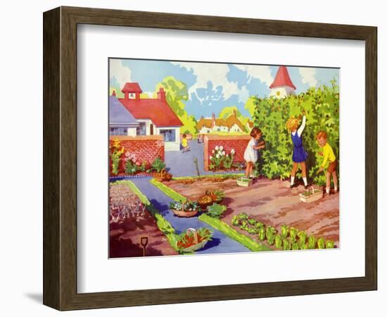 Infant School Illustrations, UK-null-Framed Giclee Print