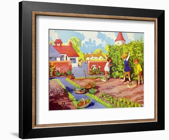 Infant School Illustrations, UK-null-Framed Giclee Print