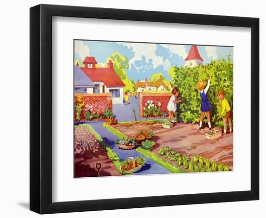 Infant School Illustrations, UK-null-Framed Giclee Print