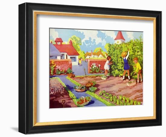 Infant School Illustrations, UK-null-Framed Giclee Print