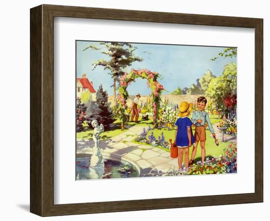 Infant School Illustrations, UK-null-Framed Giclee Print