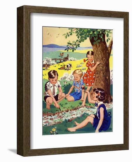 Infant School Illustrations, UK-null-Framed Giclee Print