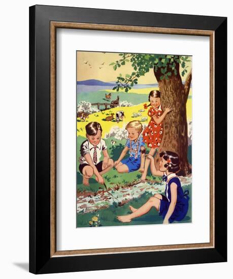 Infant School Illustrations, UK-null-Framed Giclee Print