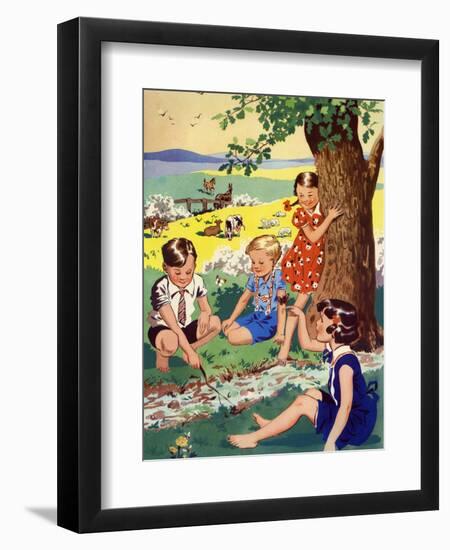 Infant School Illustrations, UK-null-Framed Giclee Print