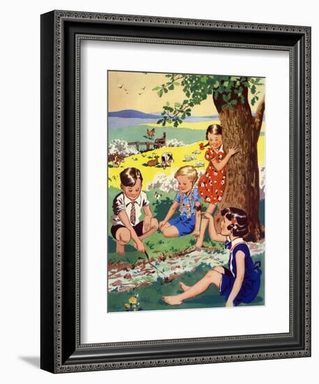 Infant School Illustrations, UK-null-Framed Giclee Print