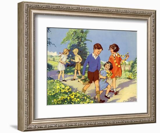 Infant School Illustrations, UK-null-Framed Giclee Print