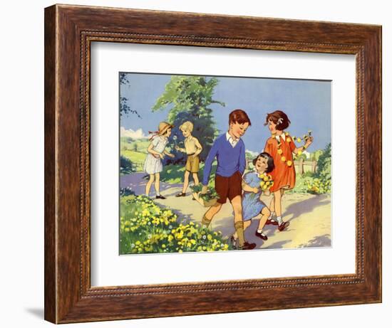 Infant School Illustrations, UK-null-Framed Giclee Print