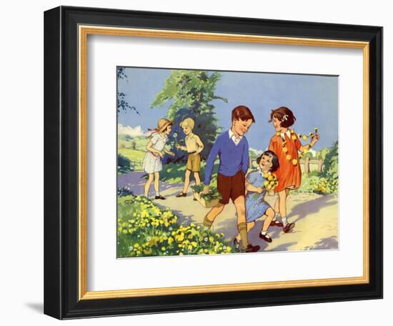 Infant School Illustrations, UK-null-Framed Giclee Print