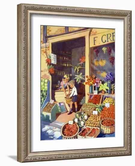 Infant School Illustrations, UK-null-Framed Giclee Print