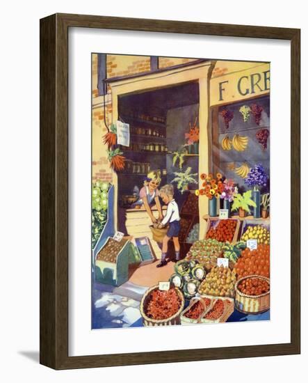 Infant School Illustrations, UK-null-Framed Giclee Print