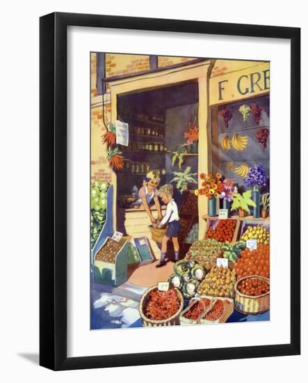 Infant School Illustrations, UK-null-Framed Giclee Print