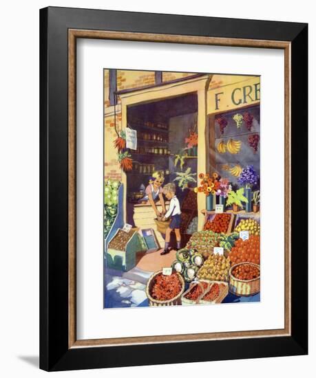 Infant School Illustrations, UK-null-Framed Giclee Print