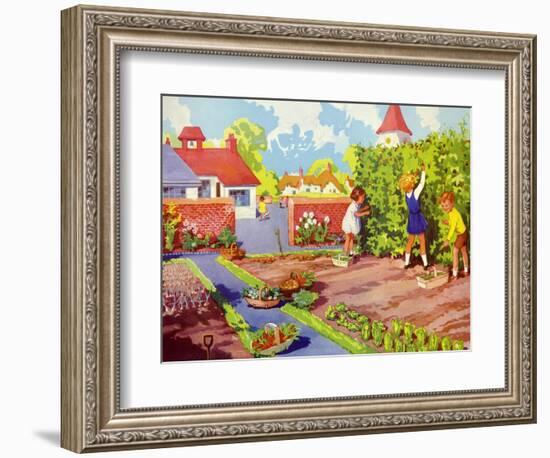 Infant School Illustrations, UK-null-Framed Giclee Print