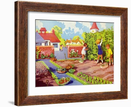 Infant School Illustrations, UK-null-Framed Giclee Print