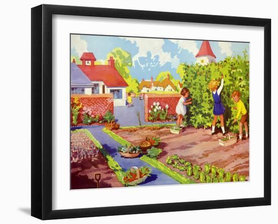 Infant School Illustrations, UK-null-Framed Giclee Print