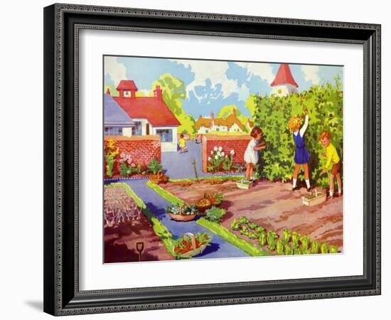 Infant School Illustrations, UK-null-Framed Giclee Print