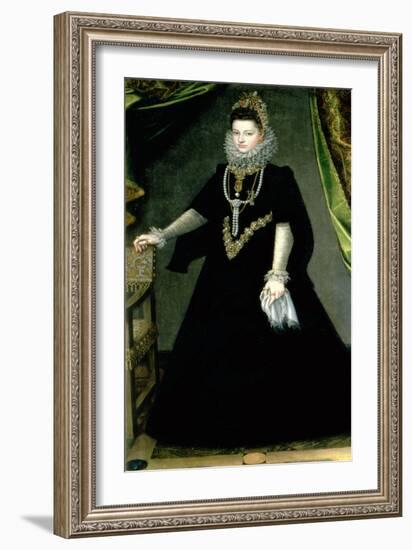 Infanta Isabella Clara Eugenia, Daughter of King Philip II of Spain and Isabella of Valois, 1599-Sofonisba Anguisciola-Framed Giclee Print