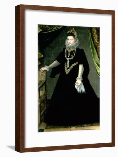 Infanta Isabella Clara Eugenia, Daughter of King Philip II of Spain and Isabella of Valois, 1599-Sofonisba Anguisciola-Framed Giclee Print