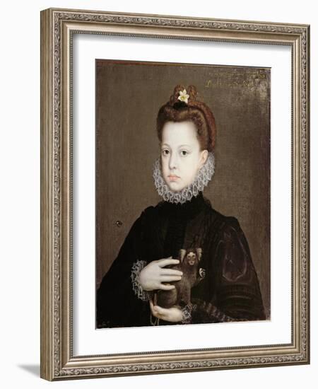 Infanta Isabella Clara Eugenia, Daughter of Philip II of Spain-Alonso Sanchez Coello-Framed Giclee Print