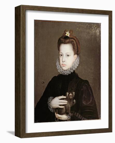 Infanta Isabella Clara Eugenia, Daughter of Philip II of Spain-Alonso Sanchez Coello-Framed Giclee Print