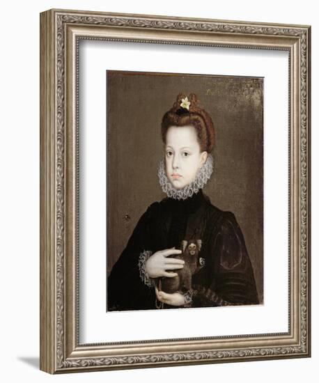 Infanta Isabella Clara Eugenia, Daughter of Philip II of Spain-Alonso Sanchez Coello-Framed Giclee Print