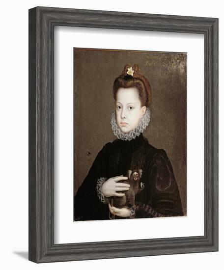 Infanta Isabella Clara Eugenia, Daughter of Philip II of Spain-Alonso Sanchez Coello-Framed Giclee Print