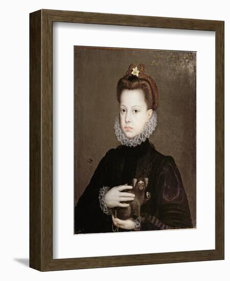 Infanta Isabella Clara Eugenia, Daughter of Philip II of Spain-Alonso Sanchez Coello-Framed Giclee Print