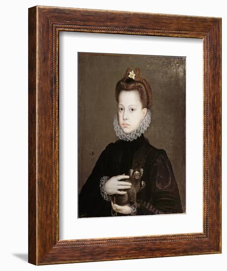 Infanta Isabella Clara Eugenia, Daughter of Philip II of Spain-Alonso Sanchez Coello-Framed Giclee Print