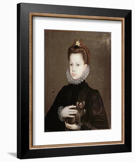 Infanta Isabella Clara Eugenia, Daughter of Philip II of Spain-Alonso Sanchez Coello-Framed Giclee Print