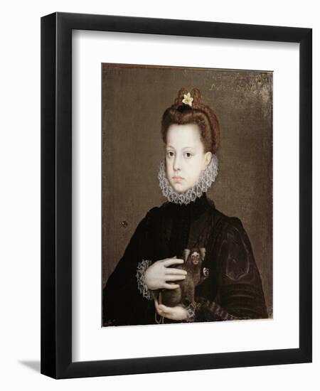 Infanta Isabella Clara Eugenia, Daughter of Philip II of Spain-Alonso Sanchez Coello-Framed Giclee Print